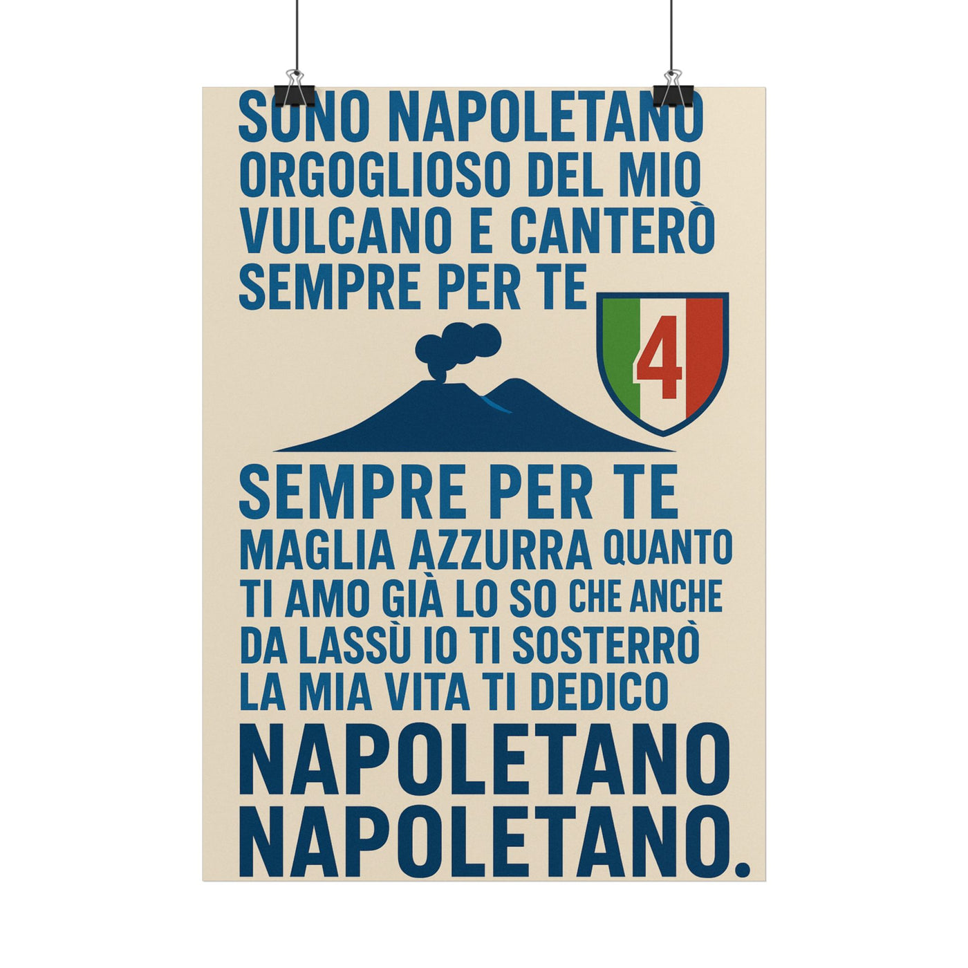 Poster,  " Sono Napoletano Orgoglioso"